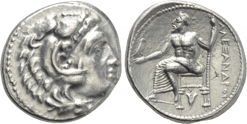 KINGS OF MACEDON. Alexander III 'the Great' (336-323 BC). Drachm. Sardes. Lifeti...