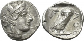 ATTICA. Athens. Tetradrachm (Circa 454-404 BC).