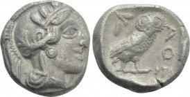 ATTICA. Athens. Drachm (Circa 454-404 BC).
