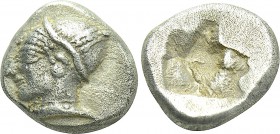 IONIA. Phokaia. Diobol (Circa 521-478 BC).
