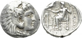 SELEUKID KINGDOM. Seleukos I Nikator (312-281 BC). Tetradrachm. Uncertain mint 6A (in Babylonia). Struck in the name and types of Alexander III 'the G...