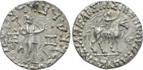 INDO-SKYTHIANS. Azes (Circa 58-12 BC). Tetradrachm.