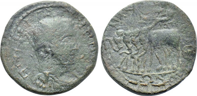 BITHYNIA. Nicaea. Gallienus (253-268). Ae. 

Obv: ΠOV ΛI ЄΓ ΓAΛΛIHNOC. 
Radia...