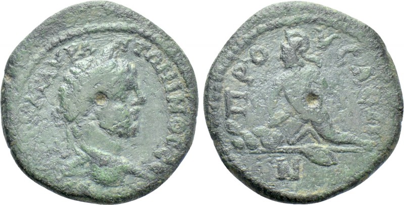 BITHYNIA. Prusa ad Olympum. Caracalla (198-217). Ae. 

Obv: AVT K M AVP ANTΩNI...