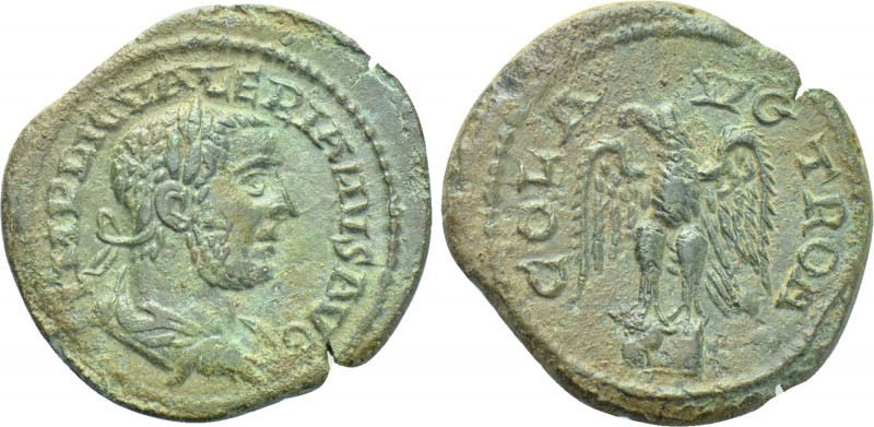TROAS. Alexandria. Valerian I (253-260). Ae As. 

Obv: IMP LIC VALERIANVS AVG....