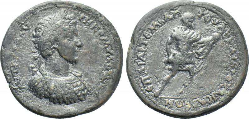 LYDIA. Hierocaesarea. Commodus (177-192). Ae. Ail. Artemidoros, first archon. 
...