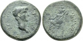 LYDIA. Mostene. Nero (Caesar, 50-54). Ae. Pedanios, magistrate.