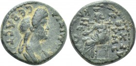 PHRYGIA. Eumenea. Domitia (Augusta, 82-96). Ae. Kl. Terent. Hylla, high priest(ess?).