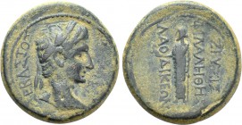 PHRYGIA. Laodicea ad Lycum. Augustus (27 BC-14 AD). Ae. Zeuxis Philalethes, magistrate.