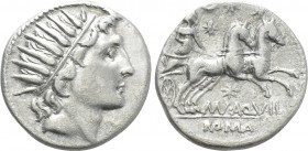 MAN. AQUILIUS. Denarius (109-108 BC). Rome.