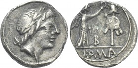 ANONYMOUS. Quinarius (81 BC). Rome. Uncertain mint.