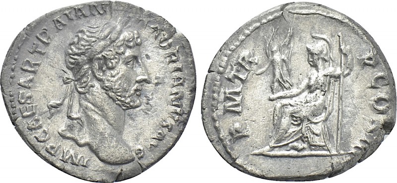 HADRIAN (117-138). Denarius. Rome. 

Obv: IMP CAESAR TRAIANVS HADRIANVS AVG. ...