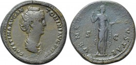 FAUSTINA I (Augusta, 138-140). Sestertius. Rome.