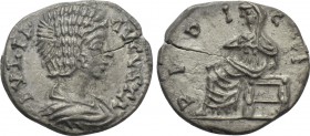 JULIA DOMNA (Augusta, 193-217). Denarius. Contemporary imitation of Laodicea ad Mare.