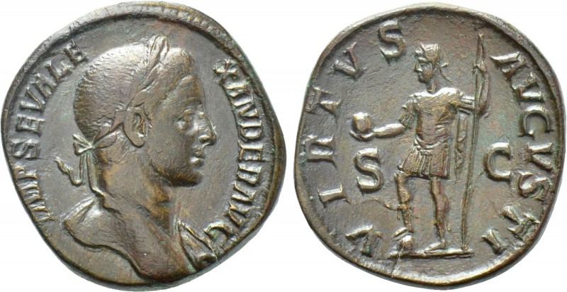 SEVERUS ALEXANDER (222-235). Sestertius. Rome. 

Obv: IMP SEV ALEXANDER AVG. ...