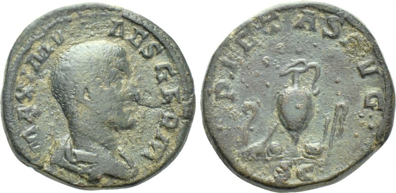 MAXIMUS (Caesar, 235/6-238). As. Rome. 

Obv: MAXIMVS CAES GERM. 
Bareheaded,...