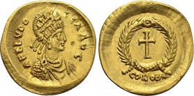 AELIA EUDOCIA (Augusta, 423-460). GOLD Tremissis. Constantinople.