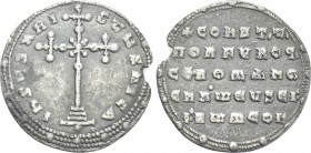 CONSTANTINE VII PORPHYROGENITUS with ROMANUS I (913-959). Miliaresion.