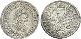 AUSTRIA. Holy Roman Empire. Ferdinand II (Emperor, 1619-1637). 3 Kreuzer (1624). Graz.