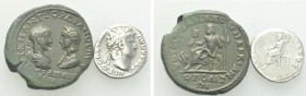 1 Denarius of Nero and 1 Ae of Markianopolis.
