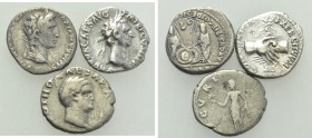 3 Scarce Roman Denari; Nerva, Augusus and Otho.
