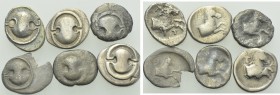6 Coins of Tanagra from the BCD Collection.