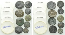 9 Greek Coins From the BCD Collection; Carystos, Megara and Ephesos.