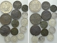 14 Russian Coins.
