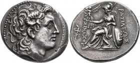 KINGS OF THRACE. Lysimachos, 305-281 BC. Tetradrachm (Silver, 29 mm, 17.08 g, 12 h), Magnesia ad Maeandrum, 297/6-282/1. Diademed head of Alexander th...