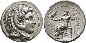 KINGS OF MACEDON. Alexander III ‘the Great’, 336-323 BC. Tetradrachm (Silver, 22 mm, 17.19 g, 3 h), uncertain mint in Cilicia, struck under Philotas o...