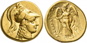 KINGS OF MACEDON. Alexander III ‘the Great’, 336-323 BC. Stater (Gold, 17 mm, 8.54 g, 11 h), Tarsos, struck under Balakros or Menes, circa 332/1-328/7...