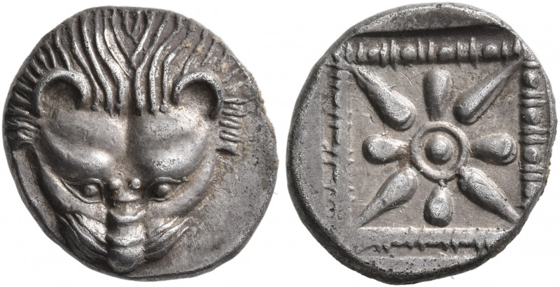CIMMERIAN BOSPOROS. Pantikapaion. Circa 460-450 BC. Triobol (Silver, 14 mm, 2.22...