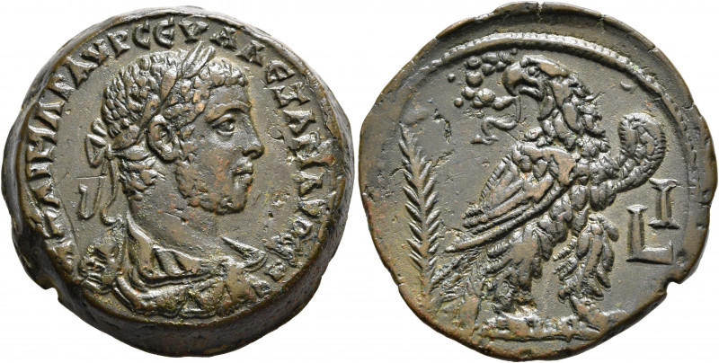 EGYPT. Alexandria. Severus Alexander, 222-235. Drachm (Bronze, 33 mm, 27.63 g, 1...