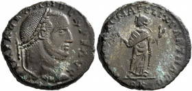 Alexander of Carthage, usurper, 308-310. Follis (Bronze, 21 mm, 6.58 g, 11 h), Carthage. IMP ALEXANDER P F AVG Laureate head of Alexander of Carthage ...