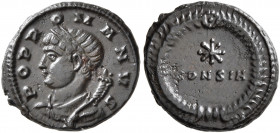 Commemorative Series, 330-354. Follis (Bronze, 14 mm, 1.37 g, 6 h), Constantinopolis, struck under Constantine I, 330. POP ROMANVS Laureate and draped...