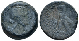 The Ptolemies, Cleopatra VII Thea Neotera, 51-30 BC Alexandria Obol - 40 Drachmai circa 51-30, Æ 21.00 mm., 7.64 g.
Diademed and draped bust r. Rev. ...