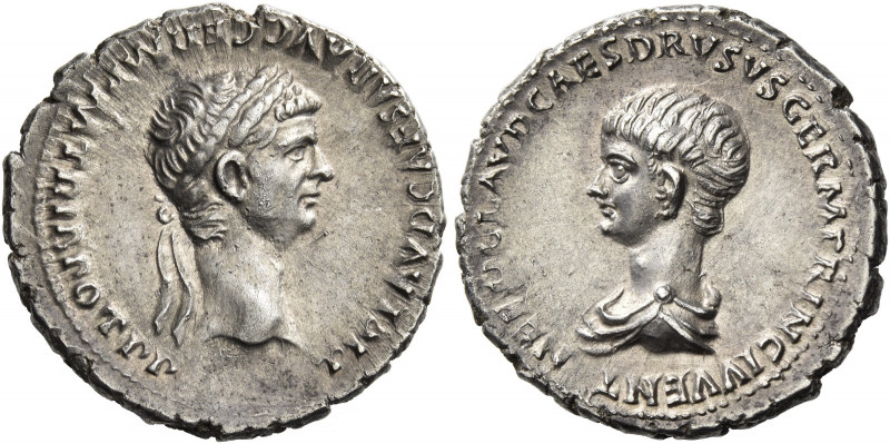 Claudius augustus, 41 – 54 
Denarius 50-54, AR 3.64 g. TI CLAVD CAESAR AVG GERM...