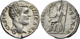 Clodius Albinus caesar, 193 – 195 
Denarius 194, AR 3.27 g. D – CL SEPT AL – BIN CAES Bare head r. Rev. ROMAE – AE – TERNAE Roma, in military attire,...
