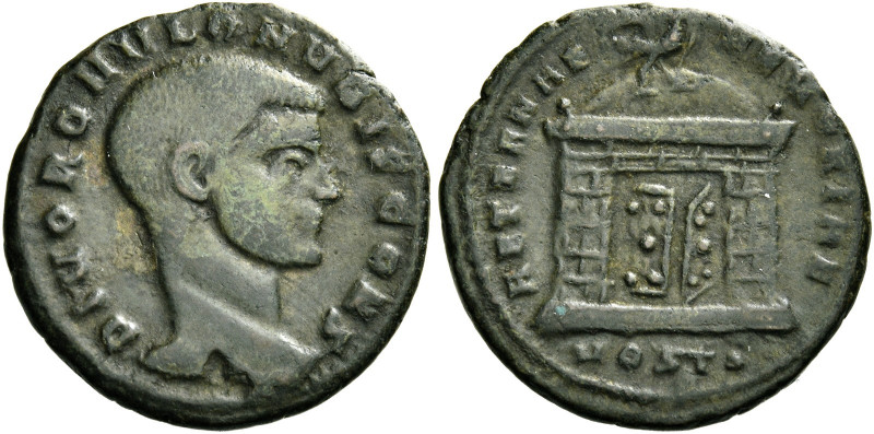 Romulus, son of Maxentius. 
Divus Romulus. Æ3, Ostia late 309 to October 312, Æ...