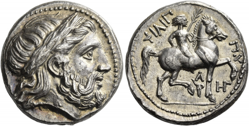 Philip II, 359 – 336 and posthumous issues
Tetradrachm, Amphipolis circa 315/4-...