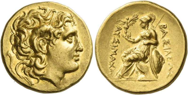 Kings of Thrace, Lysimachus 323-281 and posthumous issues
Stater, Pella (?) mid...