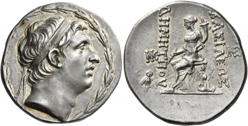 Seleucid kings, Demetrius I Soter, 162 – 150
Tetradrachm, Soloi circa 155-154, ...