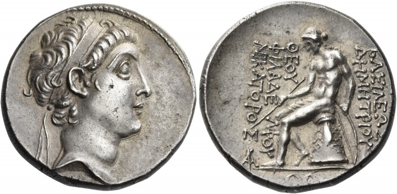 Demetrius II first reign, 146 – 138 
Tetradrachm, uncertain mint in eastern Cil...