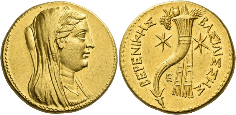 Ptolemy III Euergetes, 246 – 221 
In the name of Berenice. Decadrachm, Alexandr...