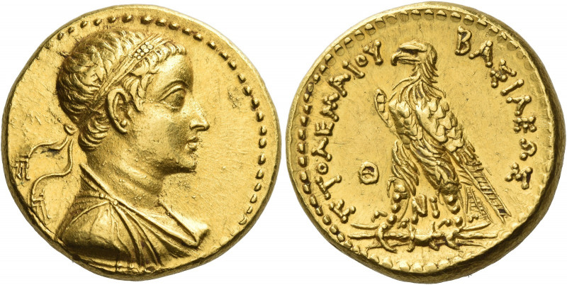 Ptolemy V Epiphanos, 205 – 180 
Octodrachm, uncertain military mint in Phoenici...