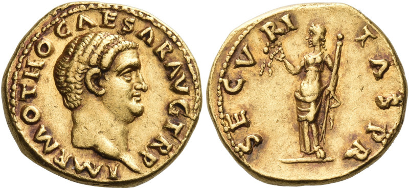 Otho, 15 January – mid April 69
Aureus January-April 69, AV 7.38 g. IMP M OTHO ...