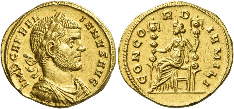 Aurelian, 270-275 
Aureus, Siscia 270-275, AV 5.32 g. IMP C AVREL – IANVS AVG L...