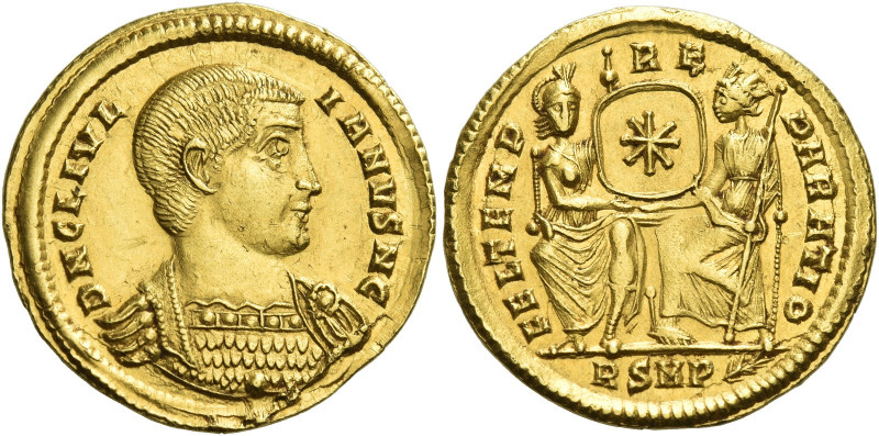 Julian II caesar, 355 – 360 
Solidus 355–357, AV 4.46 g. D N CL IVL – IANVS N C...