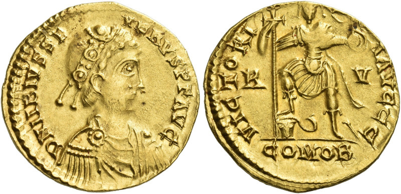 Libius Severus, 461 – 465 
Solidus, Ravenna 461-465, AV 4.32 g. D N LIBIVS SE –...