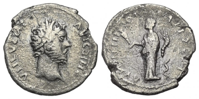Imitationen römischer Münzen.

 Denar (Silber).
Imitation eines Denars des Ma...